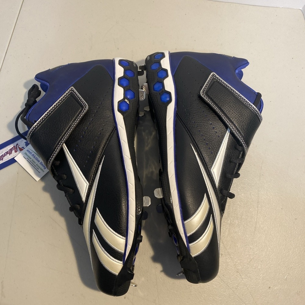 New Reebok Cleats RB809-KTS  Size 16 Reebok Baseball Cleats 18-269447 Black - Picture 8 of 10